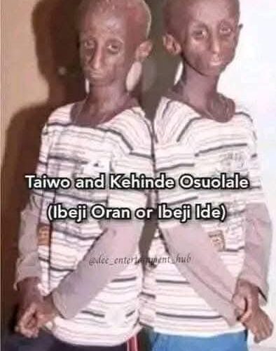 Taiwo and Kehinde Osuolale (Ibeji Oran or Ibeji Ide)