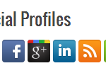 How to Add Social Profiles Button to Blogger and WordPress